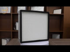 Aire grande laminar Filtre HEPA del flujo de aire de la fibra de vidrio de H13 H14 medios