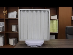 De la fibra del aire acondicionado flujo de aire grande sintético del filtro 5um de la pantalla plana pre