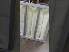 Filtro de bolsillo de medios industriales Filtro de aire para filtro de bolsas Ahu