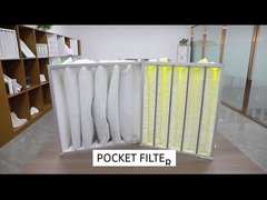 G4 Filtro de bolsas de aire acondicionado Filtro de aire sintético no tejido Medio eficiente