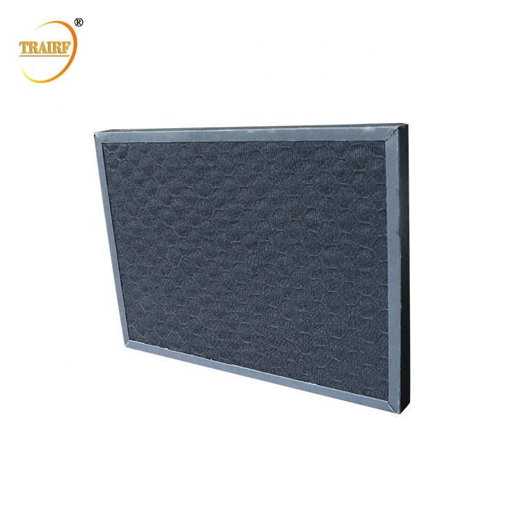 Hojas plásticas del filtro de aire del carbono activado del panal para quitar el formaldehído