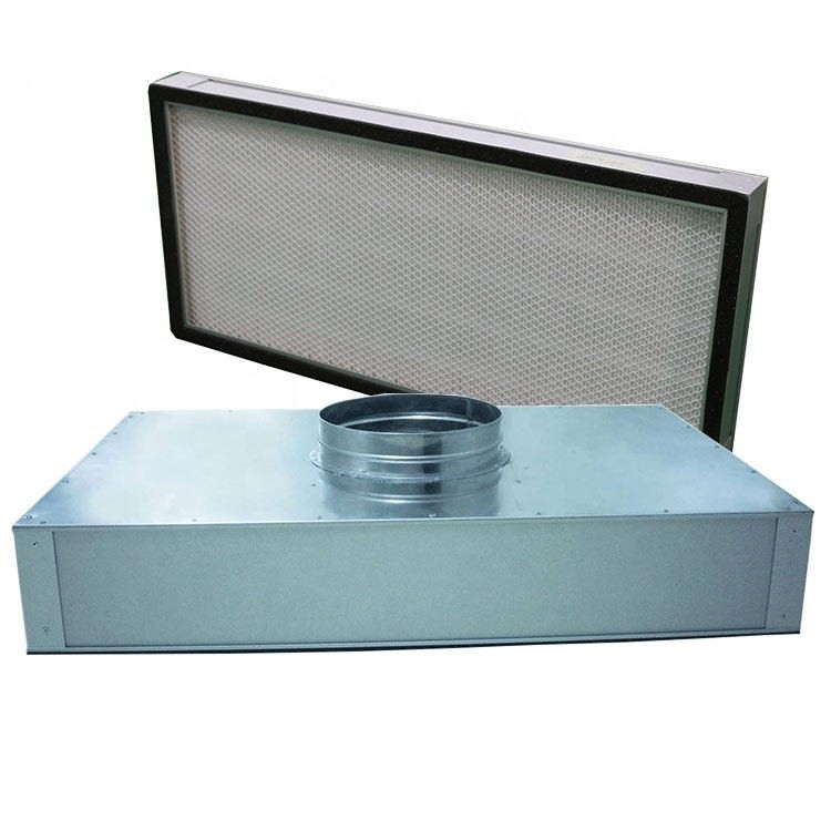 filtro del terminal HEPA del aire acondicionado de la unidad de filtrado de la fan 0.3u para el sitio limpio del laboratorio