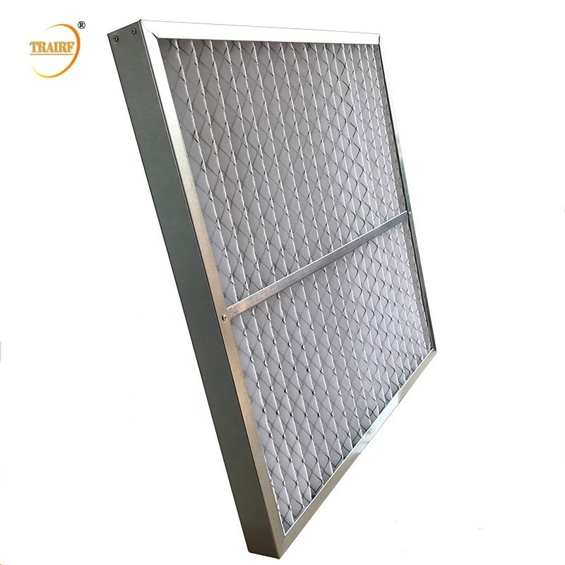 Filtro de aire plisado el panel del marco de la aleación de aluminio pre para el aire acondicionado