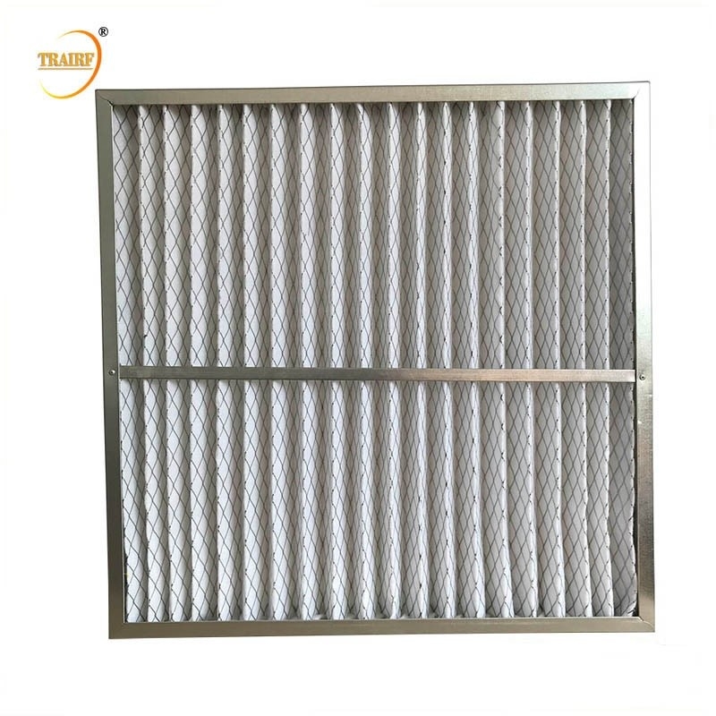 El marco galvanizado G4 plisó los filtros de aire del panel para el sistema de ventilación
