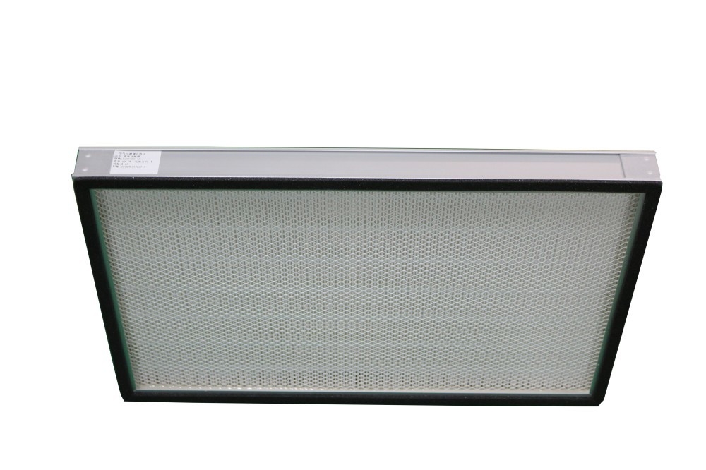 De la filtración terminal medios H13 H14 filtro de aire del panel HEPA de Mini Pleats Glass Fiber Filter para la capilla del flujo laminar