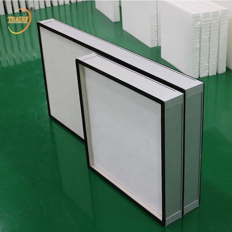 Caja EN182 del filtro del filtro de aire de la fibra de vidrio HEPA del DOP el 99% HEPA