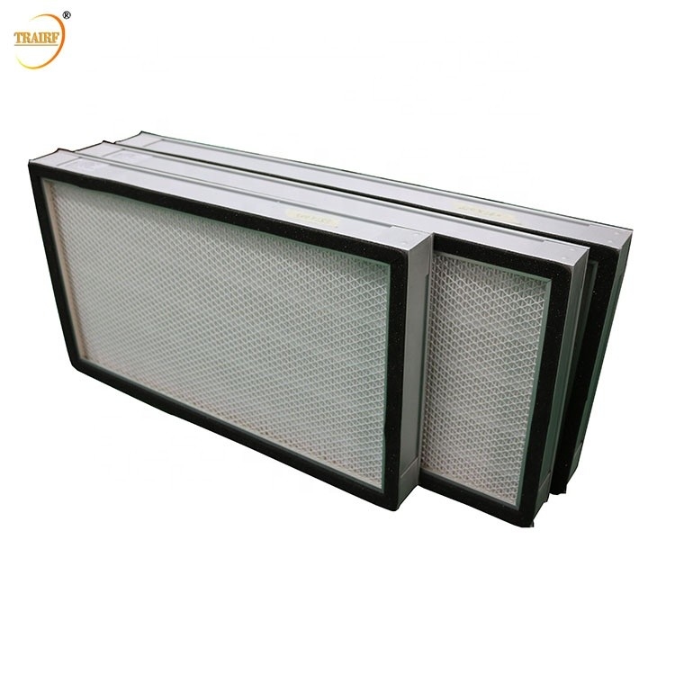 Caja EN182 del filtro del filtro de aire de la fibra de vidrio HEPA del DOP el 99% HEPA