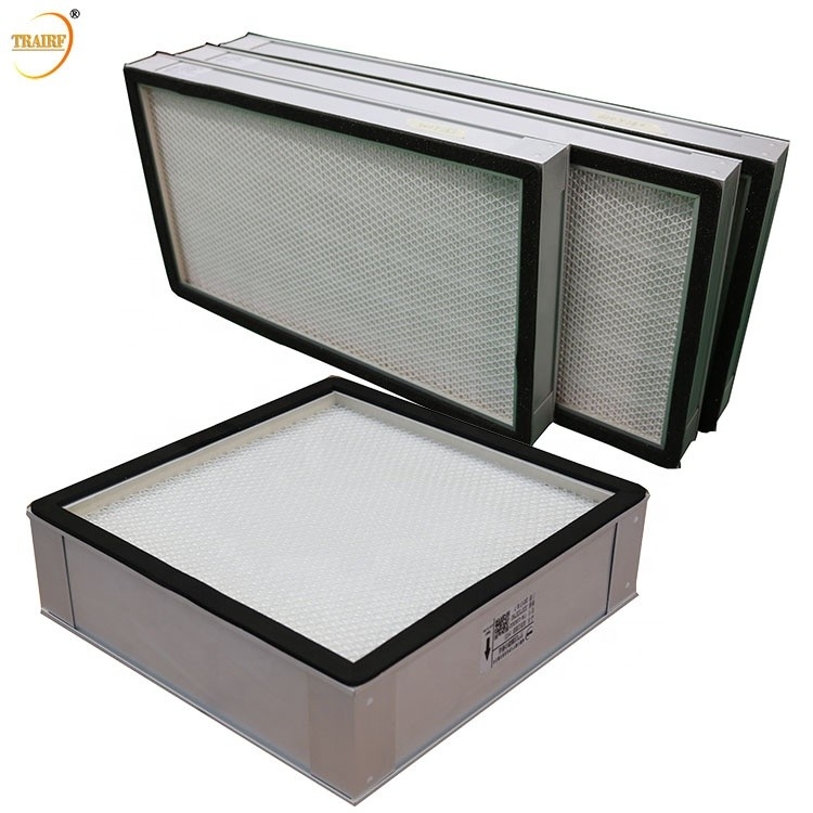 medios de Hood Filter With Glass Fiber del flujo del filtro de aire de 0.3um 24x24 HEPA
