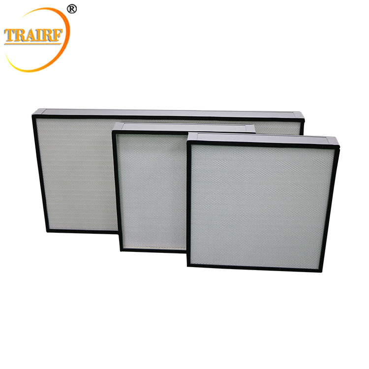 Filtro de aire del panel del filtro del sistema HEPA de la HVAC H14 para el sistema comercial de la filtración