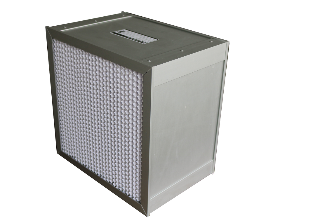 El plisado profundo HEPA de H14 EU13 EU14 filtra el flujo Hood Filter With Aluminium Foil