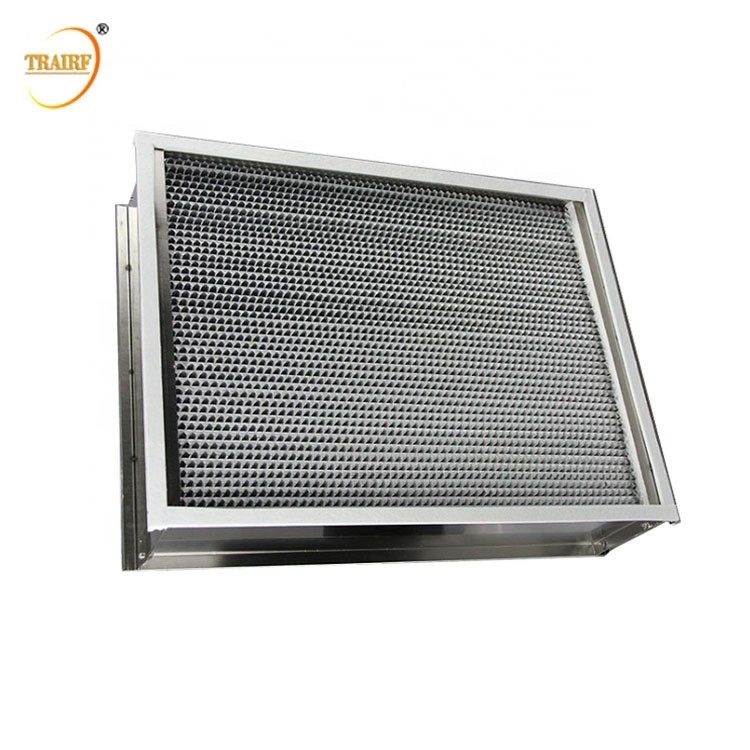 Filtro a prueba de calor de 0,3 micrones H13 H14 HEPA para farmacéutico