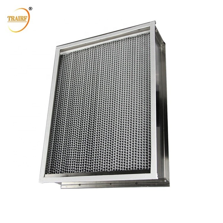 Filtro a prueba de calor de 0,3 micrones H13 H14 HEPA para farmacéutico