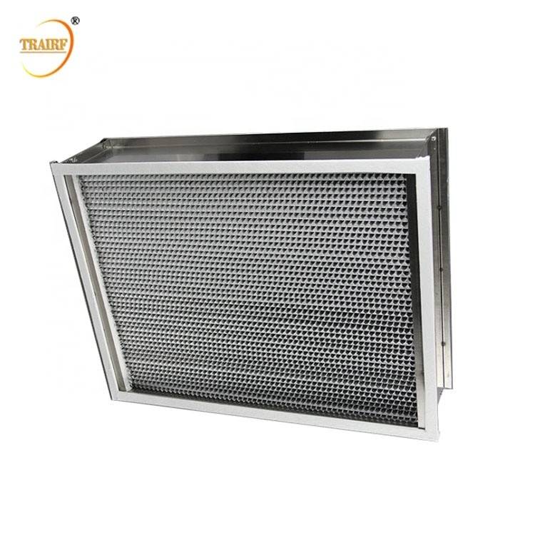 Filtro a prueba de calor de 0,3 micrones H13 H14 HEPA para farmacéutico