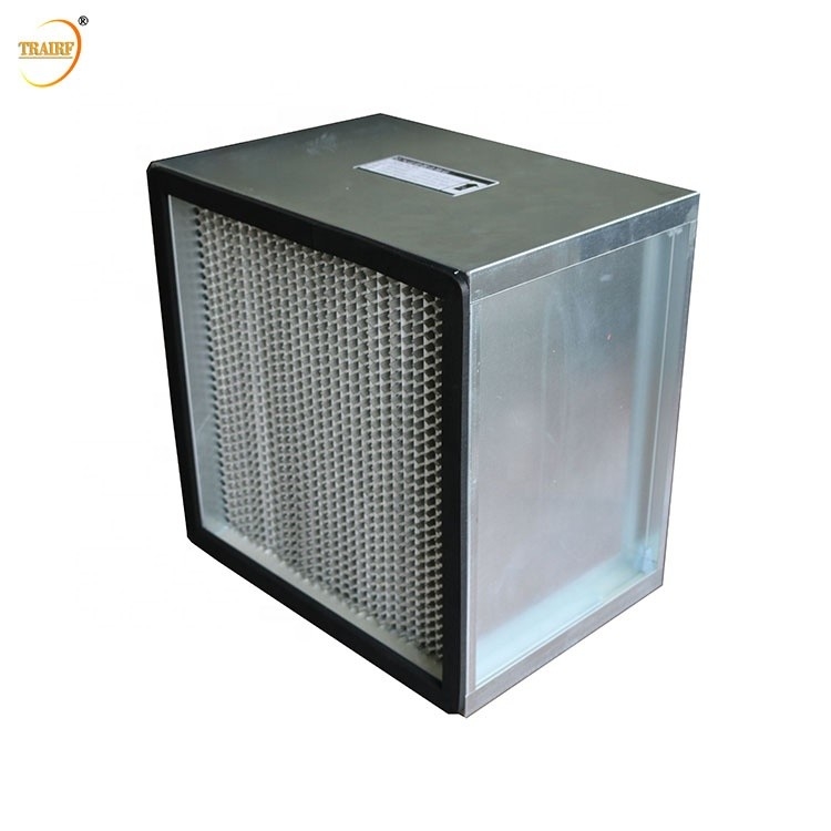Filtro profundo del plisado HEPA del marco 99,99% de aluminio para el sistema de ventilación