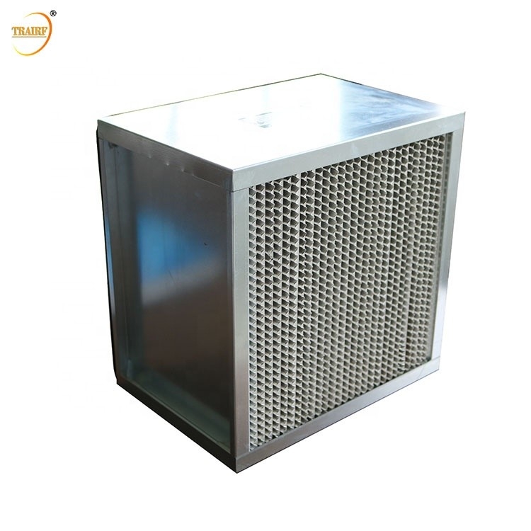 Filtro profundo del plisado HEPA del marco 99,99% de aluminio para el sistema de ventilación