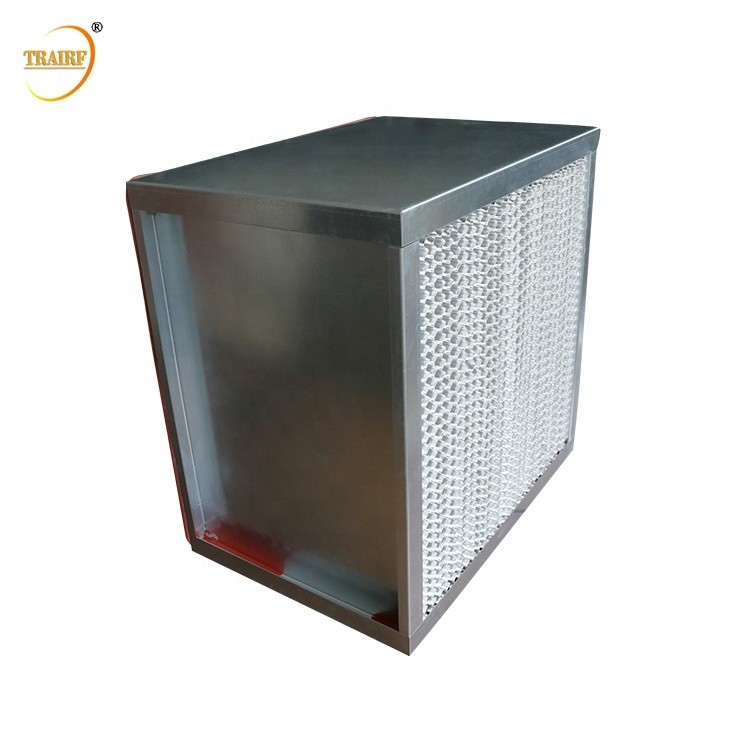 Filtro de alta temperatura 220Pa de los sistemas HEPA de la filtración del sitio limpio