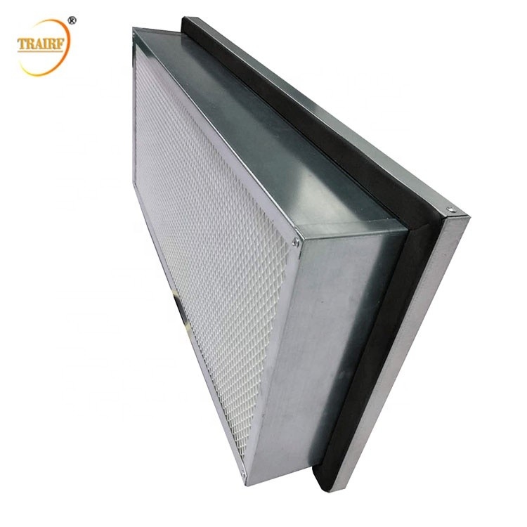 Tipo filtro 220Pa 140Pa del casete del filtro del sello HEPA del gel del sistema de la HVAC
