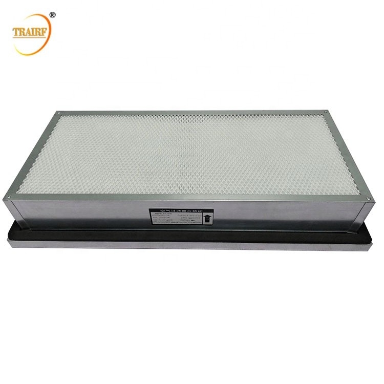 Tipo filtro 220Pa 140Pa del casete del filtro del sello HEPA del gel del sistema de la HVAC