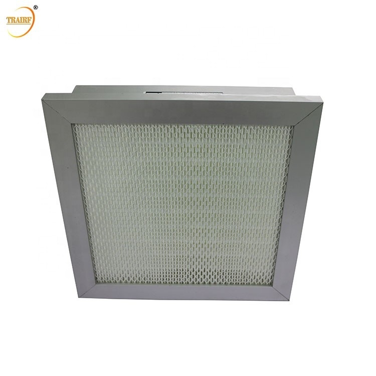 Sello farmacéutico Mini Pleated Hepa Filter H13 H14 del gel EN1882