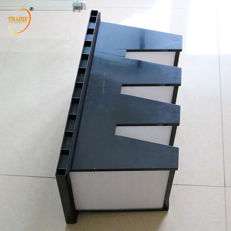 Filtro micro del banco de la fibra de vidrio HEPA V de F9 H10 H13 a prueba de humedad