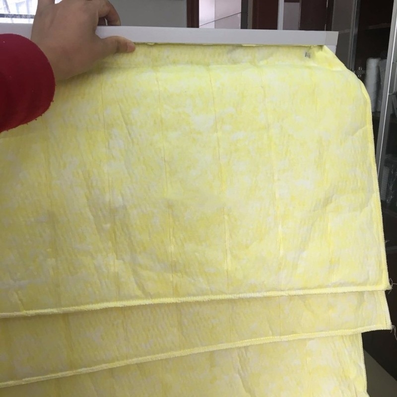 Filtro de aire de cristal del bolso de filtro medio del marco de la aleación de aluminio de fibra F8 para el aire acondicionado