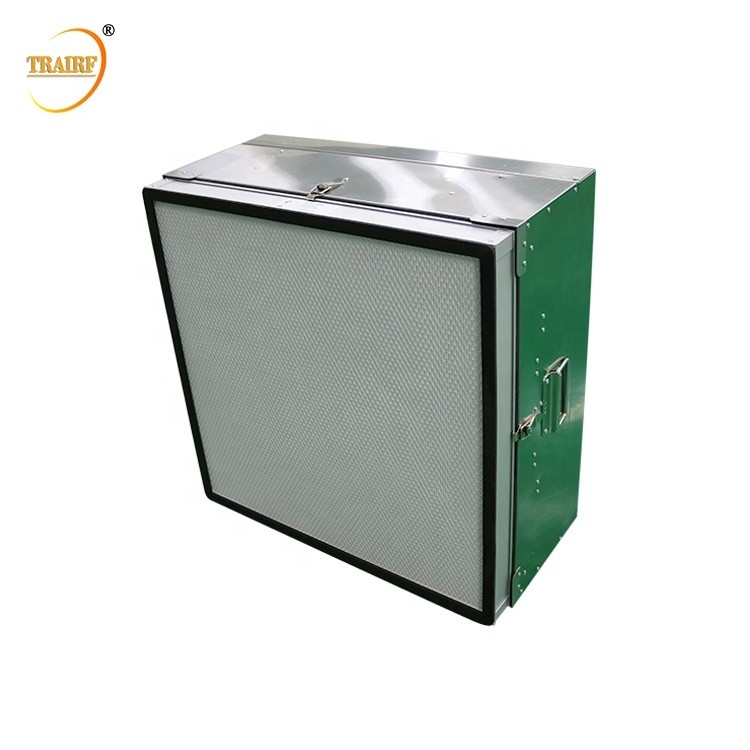 Unidad de filtrado de la fan del marco H14 HEPA del acero inoxidable 304 para el laboratorio de biología