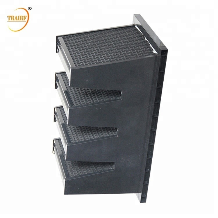 filtro de aire del banco del filtro de aire del carbono activado 0.3u V 800-4200 CMB/H