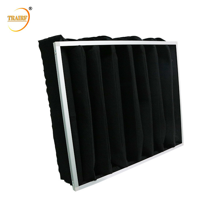 El carbono negro del 70% activó los filtros de aire del bolso para el sistema de la HVAC