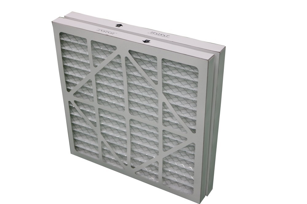 Filtro de aire plegable industrial del panel del marco de la cartulina UL900 G3/G4