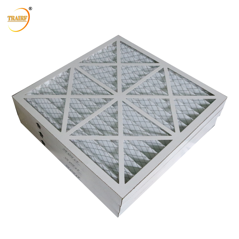 De G3 de la cartulina del marco filtros de aire plisados resistentes del panel de humedad del filtro pre
