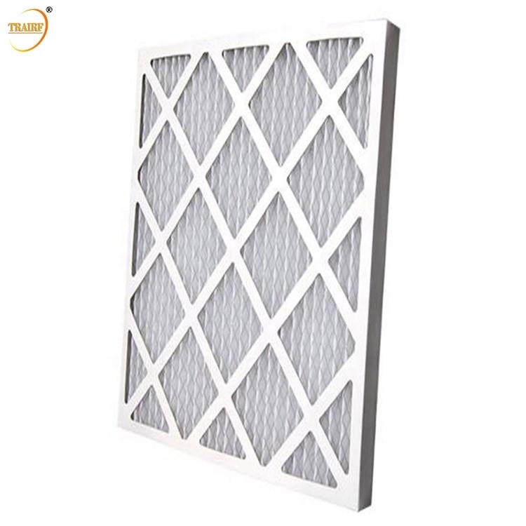 De G3 de la cartulina del marco filtros de aire plisados resistentes del panel de humedad del filtro pre