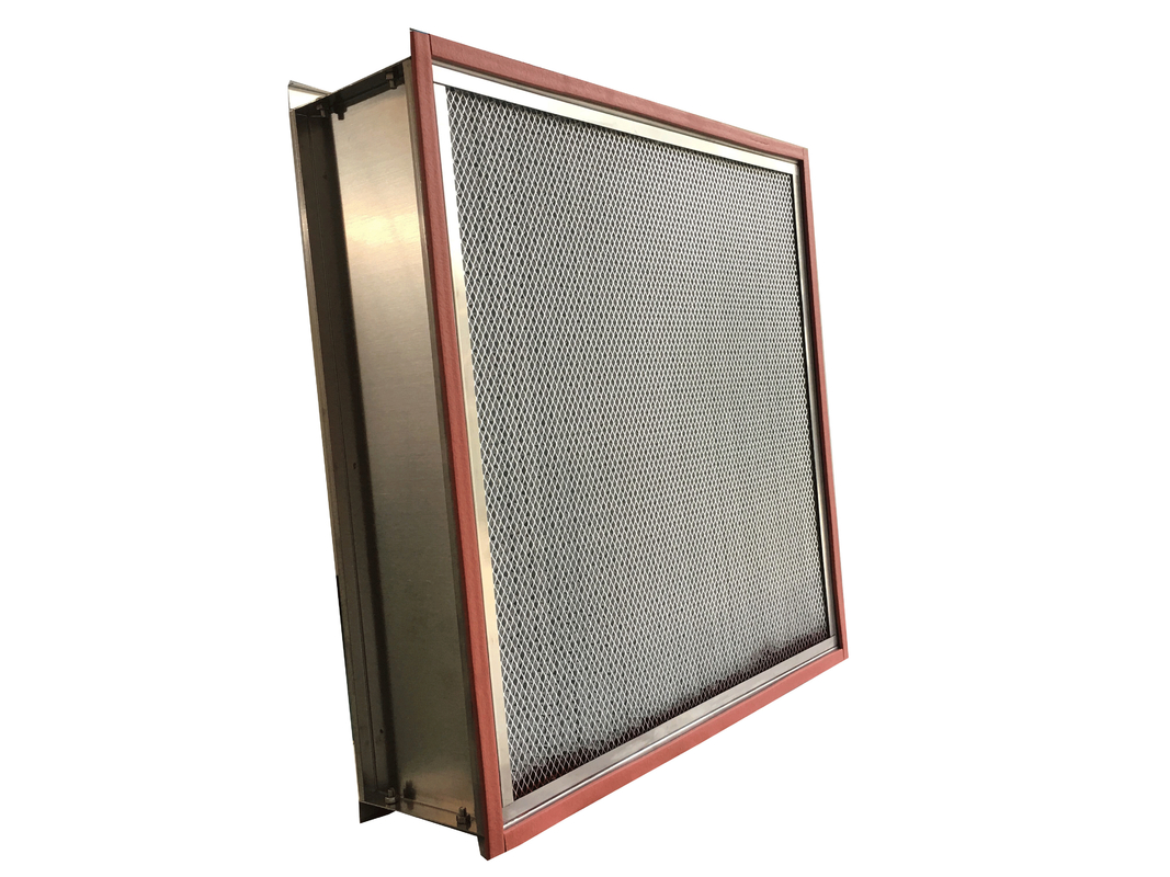 Filtro de alta temperatura galvanizado de 0.3um HEPA para Oven Equipment