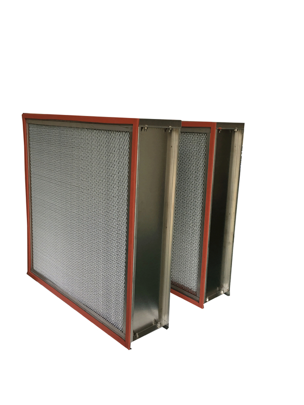 Filtro de alta temperatura galvanizado de 0.3um HEPA para Oven Equipment