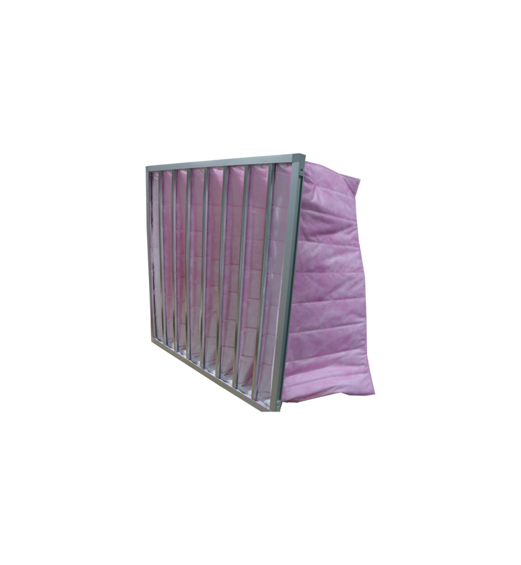 El bolso del filtro de aire secundario filtra AHU el 85% para el sistema de ventilación de la industria
