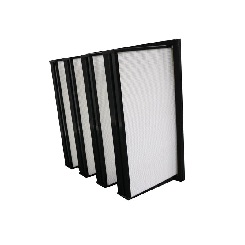 tipo filtro del 95% 0.3um W de aire de la eficacia del medio de filtro del acuerdo para el sistema de la HVAC