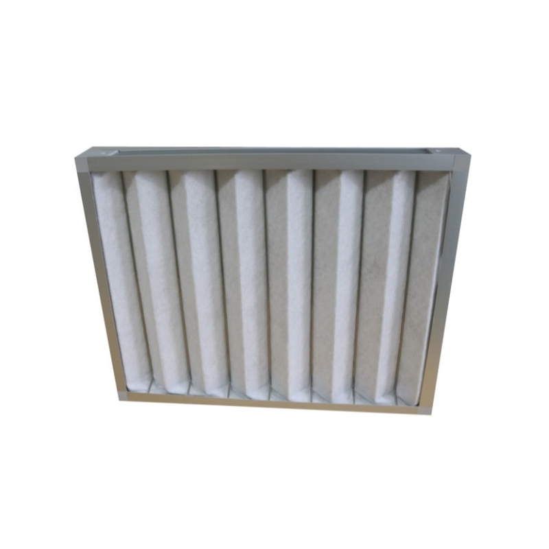El marco de aluminio G4 plisó el aire del panel filtro una resistencia más baja