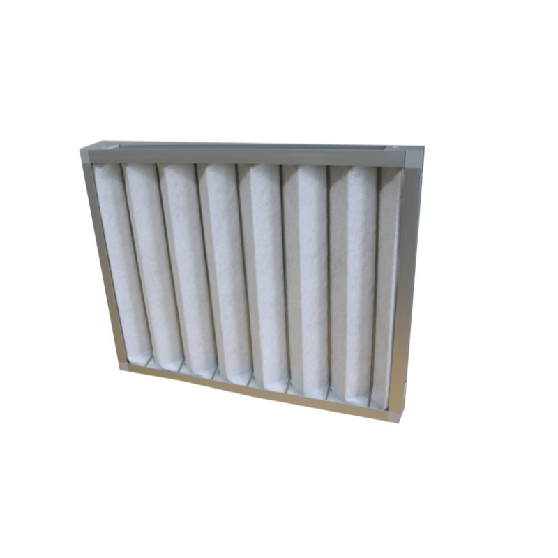 El marco de aluminio G4 plisó el aire del panel filtro una resistencia más baja