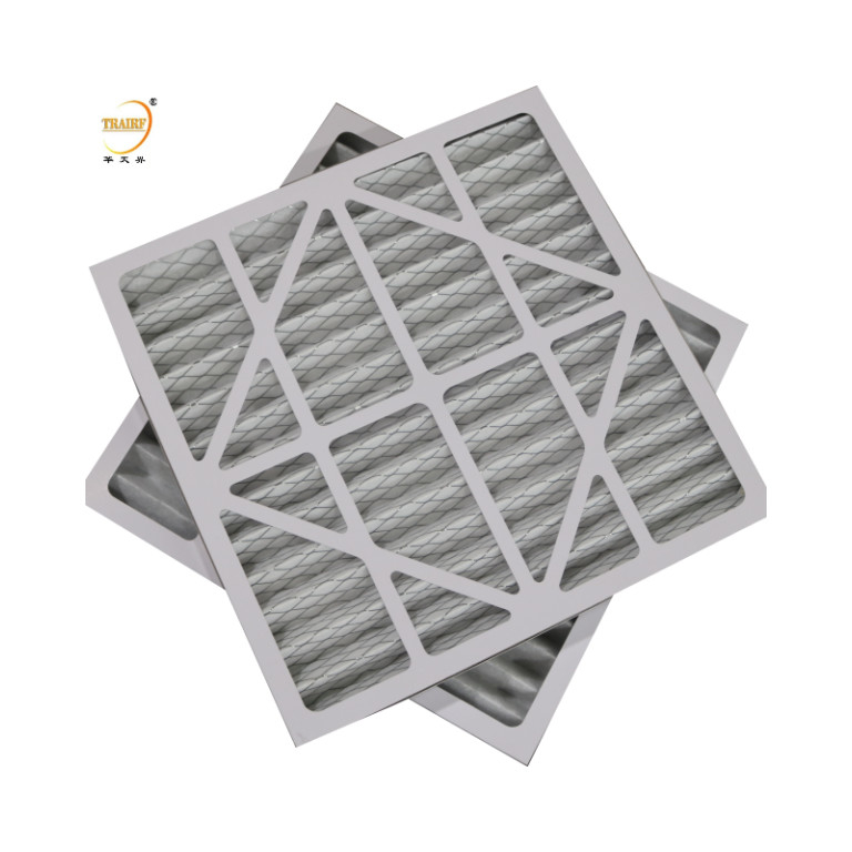 Panel de fibra sintética filtro primario filtro de aire acondicionado para salas limpias