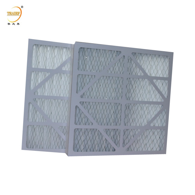 Panel de fibra sintética filtro primario filtro de aire acondicionado para salas limpias