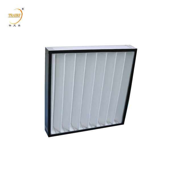 Suministro de fábrica Filtro de eficiencia primaria Filtro de panel pliado para sala limpia