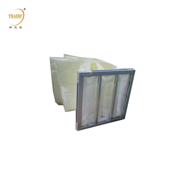 F8 malla de filtro de bolsas químicas industriales para equipos de filtración o salas de limpieza
