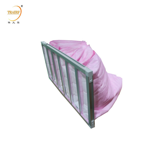 Filtro de bolsas de filtración del filtro de aire de bolsillo para el sistema HAVC