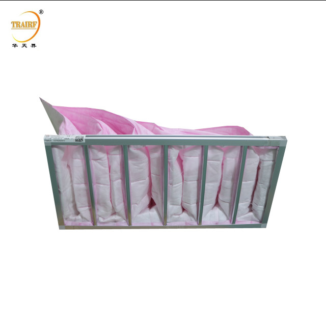 Filtro de bolsas de filtración del filtro de aire de bolsillo para el sistema HAVC