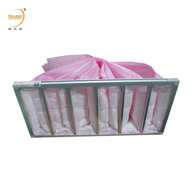 Filtro de bolsas de filtración del filtro de aire de bolsillo para el sistema HAVC
