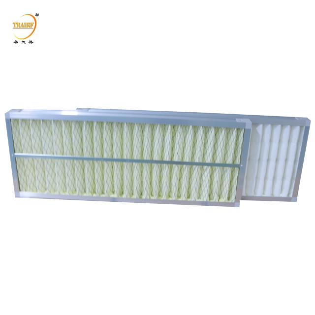 Filtro de aire de polvo de malla de aluminio de panel pliado para capó de flujo laminar