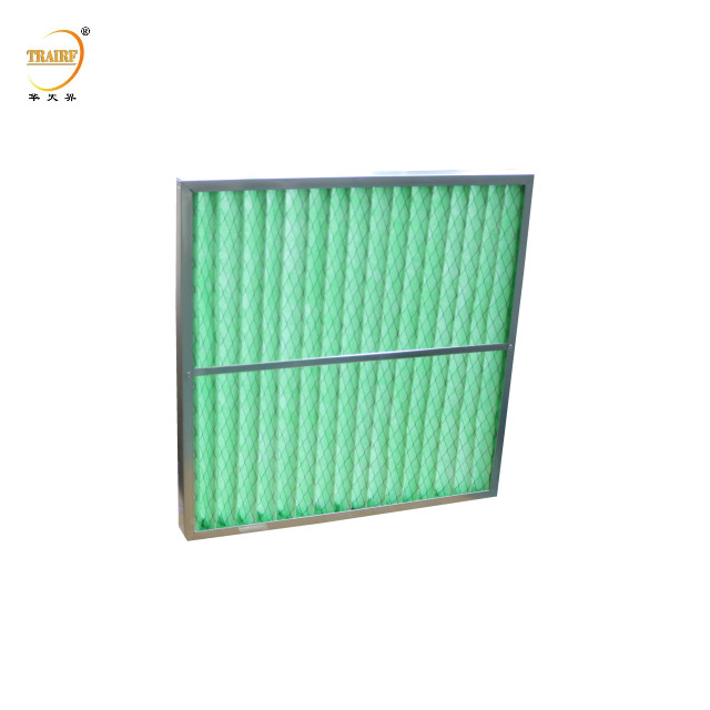 Cuadro de aluminio Eficiencia primaria G4 Filtro de polvo grueso Filtro prelavable