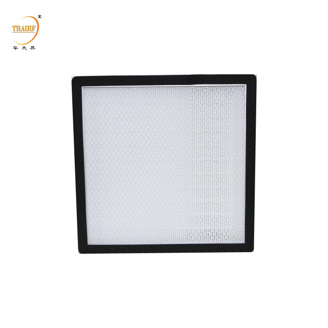 Cuadro de aleación de aluminio H13 H14 Mini Pleat Hepa Filtro de aire de alta eficiencia
