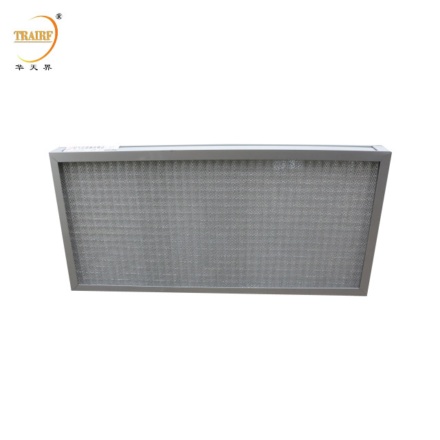 Filtro de aire de marco de metal plissado Filtro de aire lavable para sala limpia