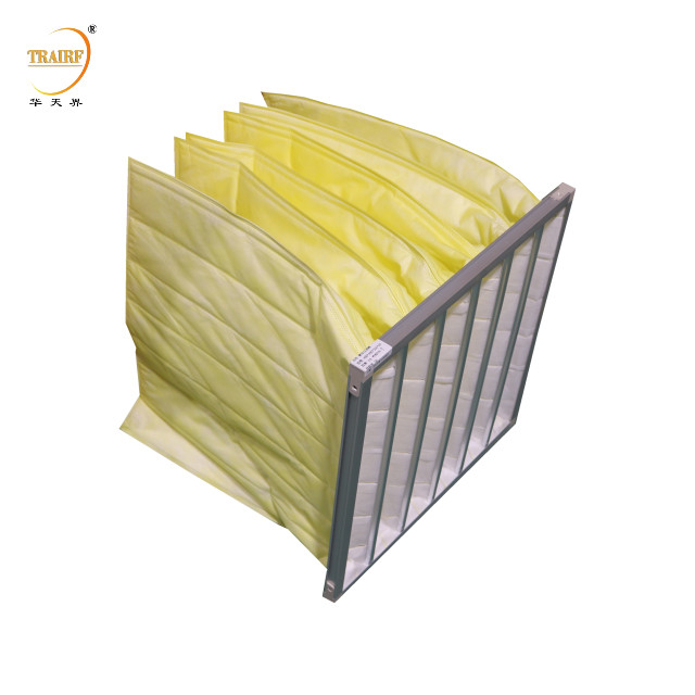 Filtro de aire fino de bolsillo no tejido para fábrica de electrónica o sala de limpieza