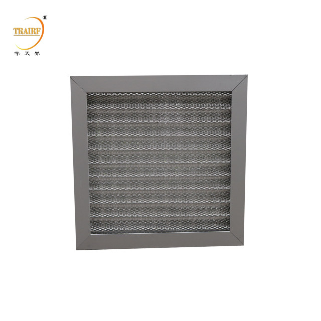 Filtro de aire lavable de malla de metal de aluminio resistente a la oxidación para el cuarto limpio